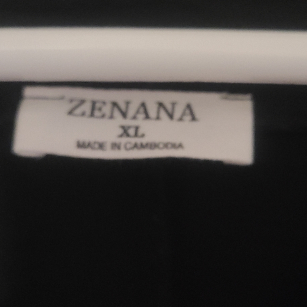 Zenana Outfitters Black Blouse XL - Picture 3 of 6
